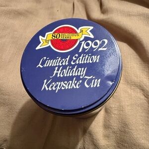 Limited Edition Holiday Keepsake Tin - Blue